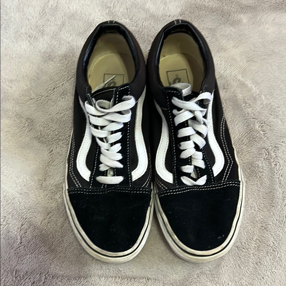 Vans Classic Black and White Women’s Sneakers